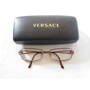 Versace MOD.1092-B 1045 Glasses Sunglasses Frames Brown Rhinestones Medusa Head